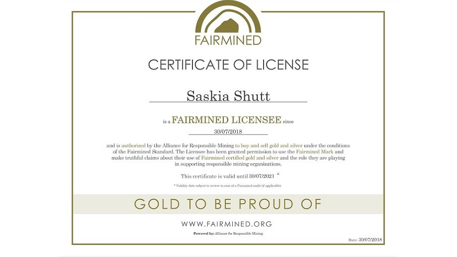 Fairmined Licensed Brand