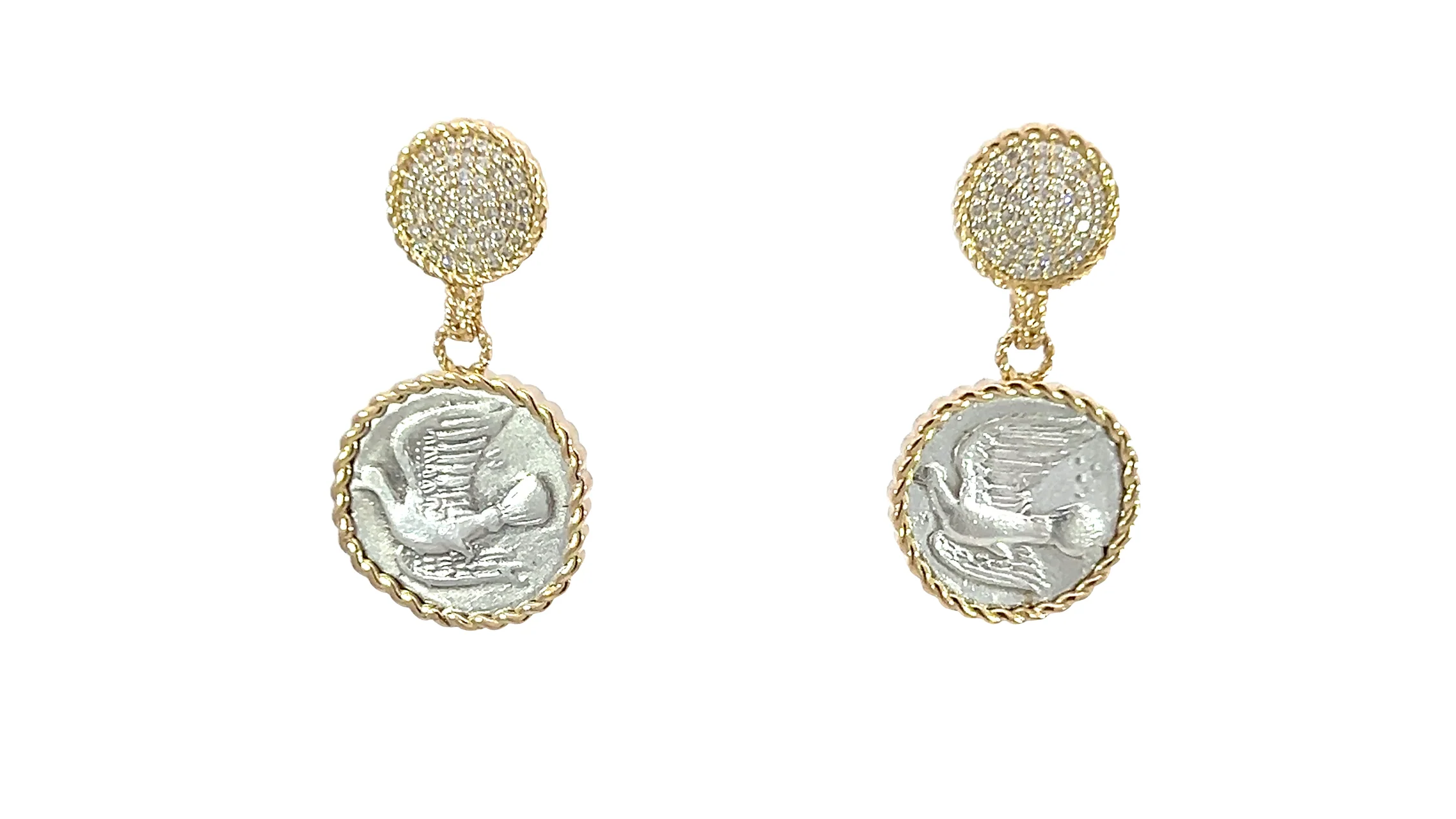 ZAMANI - Dove Diamond Earrings