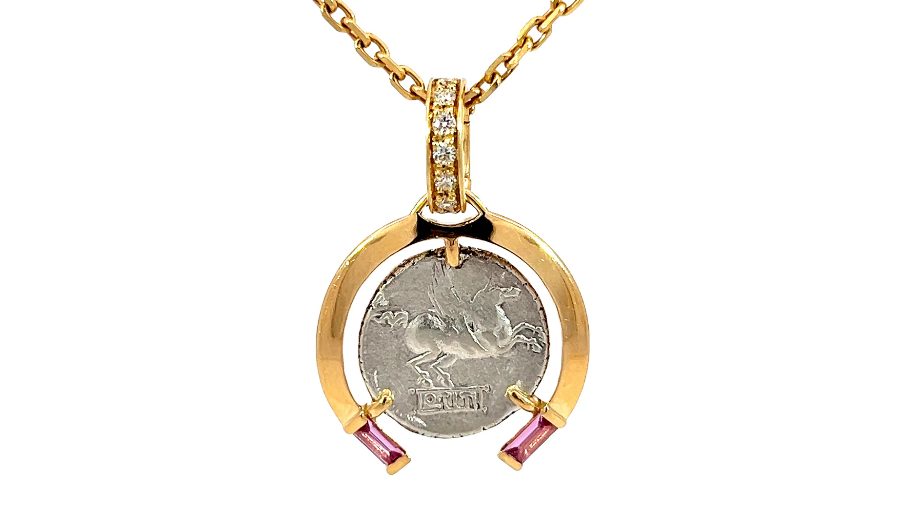 ZAMANI - Pegasus Horseshoe Pendant