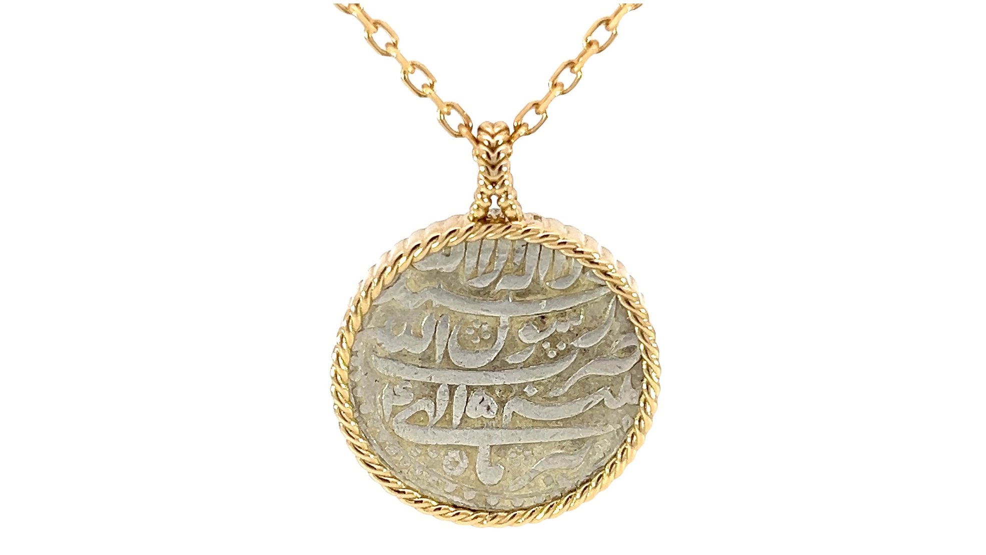 ZAMANI - Mughal Silver & Gold Pendant