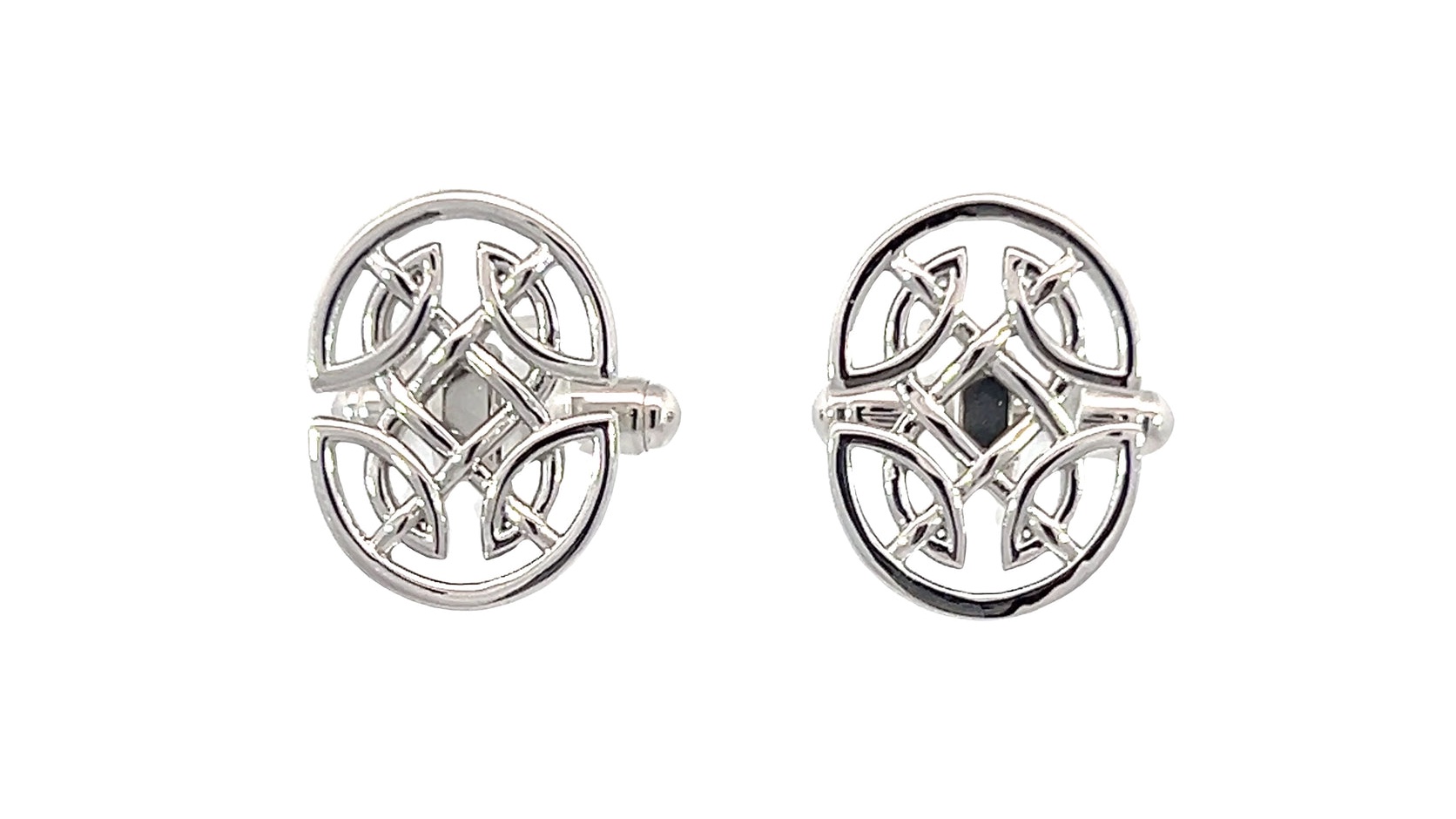 1778224323 ZAMANI - Logo Silver Cufflinks